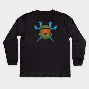 Halo Master Chief Energy Sword Kids Long Sleeve T-Shirt